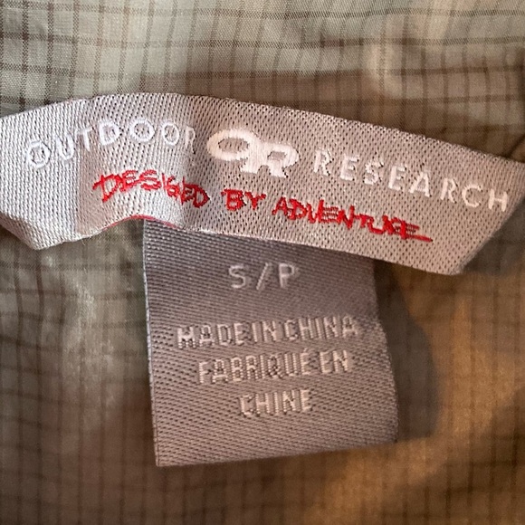 Outdoor Research Gray Packable Running Jacket Rain Wind Reflector (Size S) - Picture 11 of 16